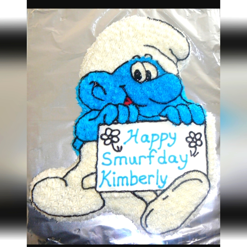 Wilton Smurf Birthday Cake Pan, 1983 #502-4033
